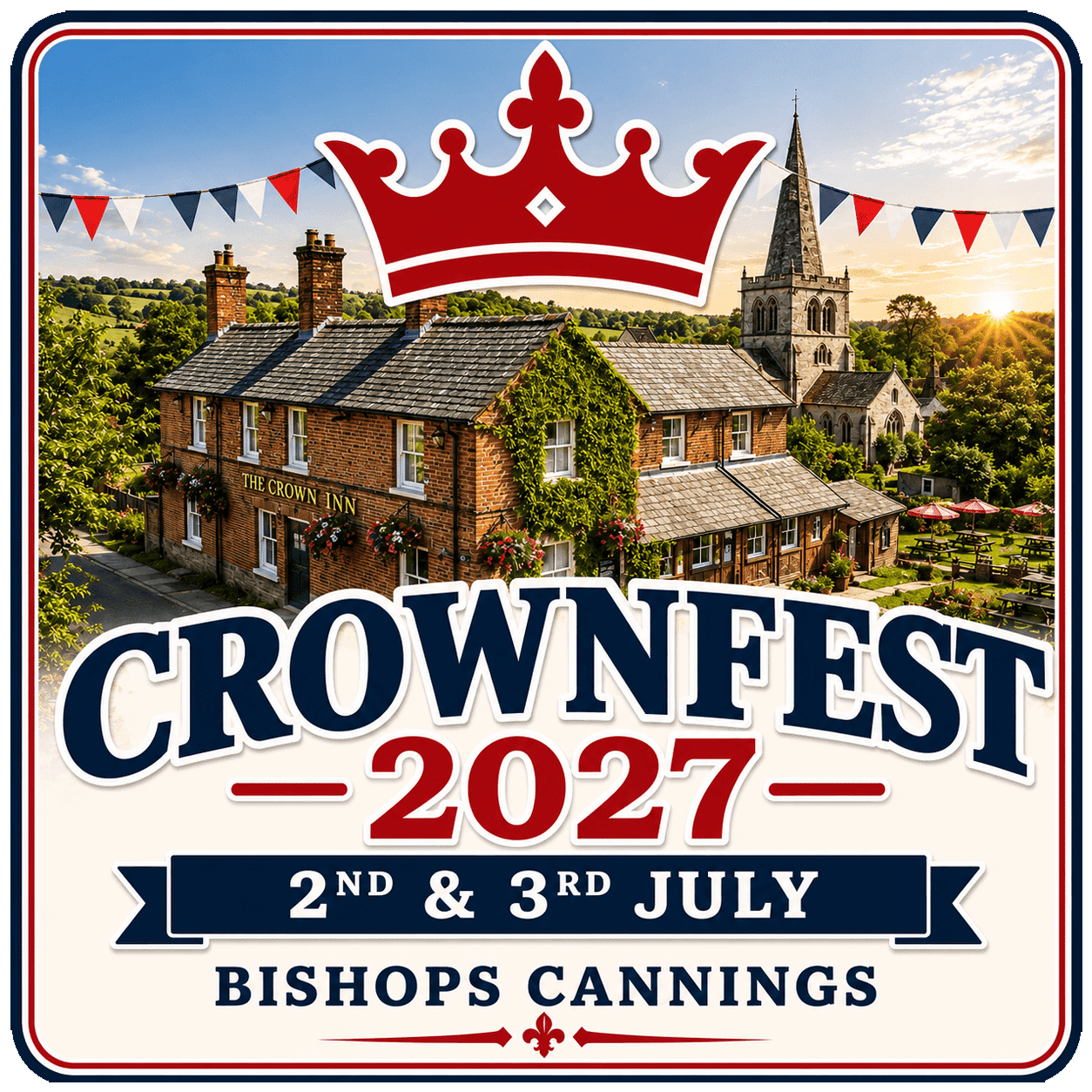 Crown Fest 2027 Bishops Cannings logo