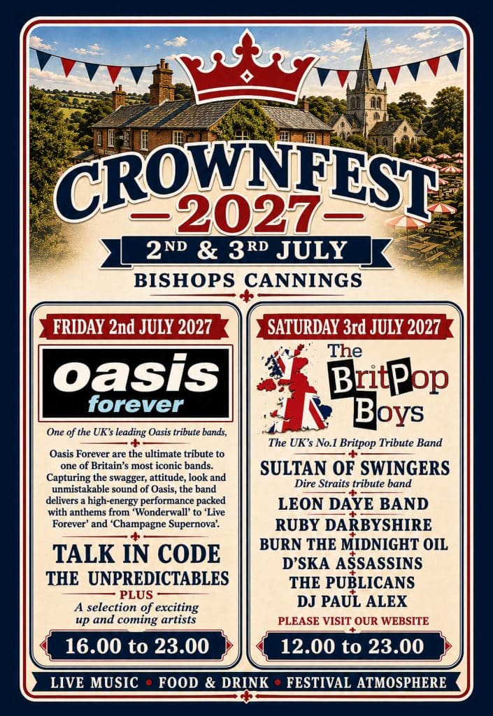 Crown Fest 2027 live music line-up poster